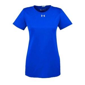 Under Armour UA Locker Tee T-Shirt Royal Blue Loose Fit Womens Size 2XL New